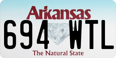 AR license plate 694WTL