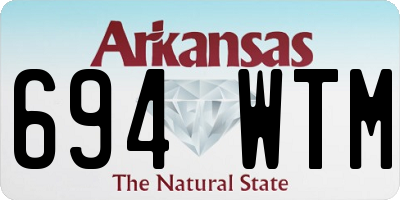 AR license plate 694WTM