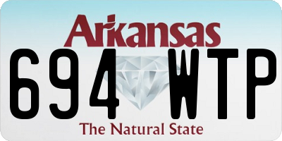 AR license plate 694WTP