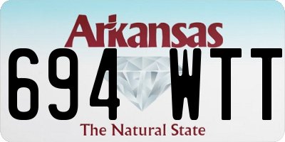 AR license plate 694WTT