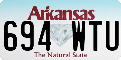 AR license plate 694WTU