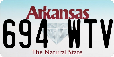 AR license plate 694WTV