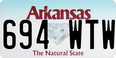 AR license plate 694WTW