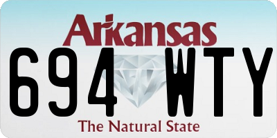AR license plate 694WTY
