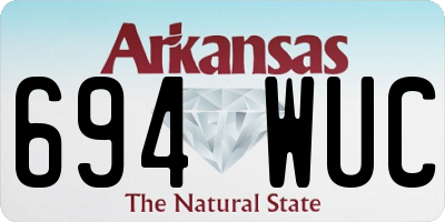 AR license plate 694WUC