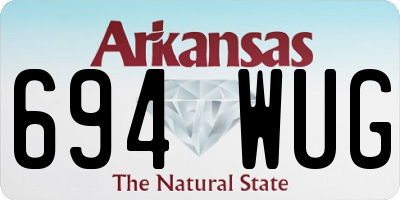 AR license plate 694WUG