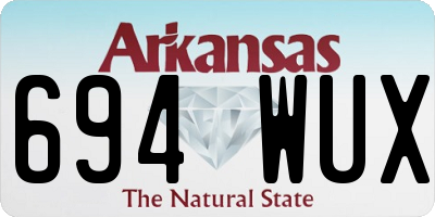 AR license plate 694WUX