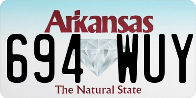 AR license plate 694WUY
