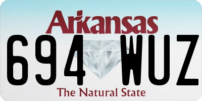 AR license plate 694WUZ