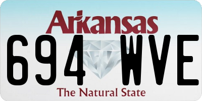 AR license plate 694WVE