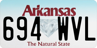 AR license plate 694WVL