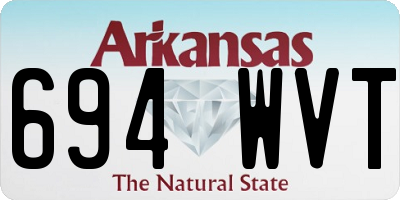 AR license plate 694WVT