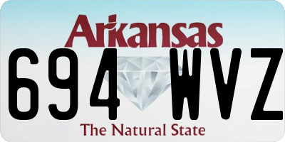 AR license plate 694WVZ