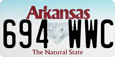 AR license plate 694WWC