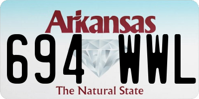 AR license plate 694WWL