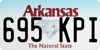 AR license plate 695KPI