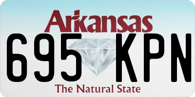 AR license plate 695KPN