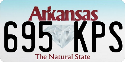 AR license plate 695KPS