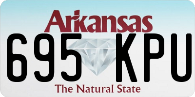 AR license plate 695KPU