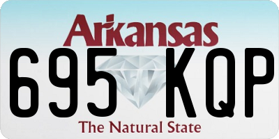 AR license plate 695KQP