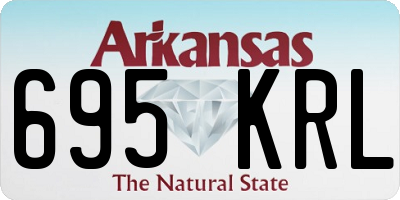 AR license plate 695KRL