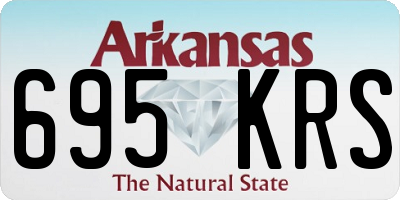 AR license plate 695KRS