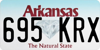 AR license plate 695KRX