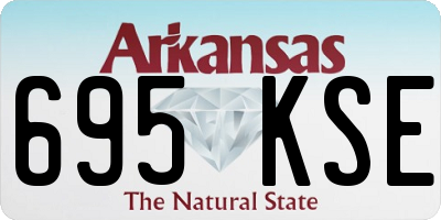 AR license plate 695KSE
