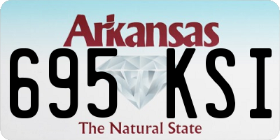 AR license plate 695KSI