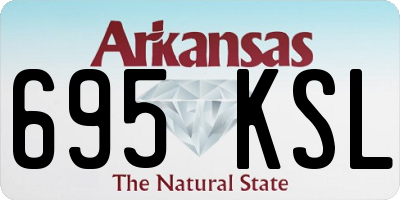 AR license plate 695KSL