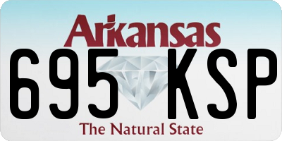 AR license plate 695KSP