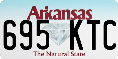 AR license plate 695KTC