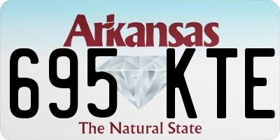 AR license plate 695KTE