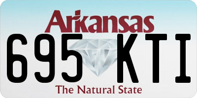 AR license plate 695KTI