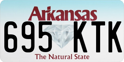 AR license plate 695KTK