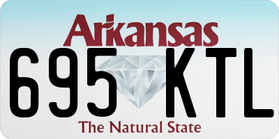 AR license plate 695KTL