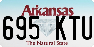AR license plate 695KTU