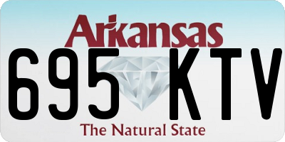 AR license plate 695KTV