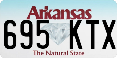 AR license plate 695KTX