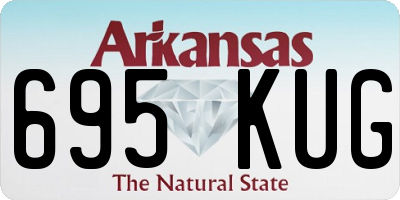 AR license plate 695KUG