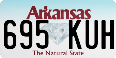 AR license plate 695KUH