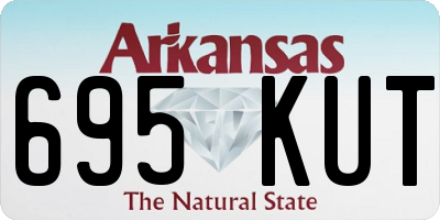 AR license plate 695KUT