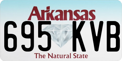 AR license plate 695KVB