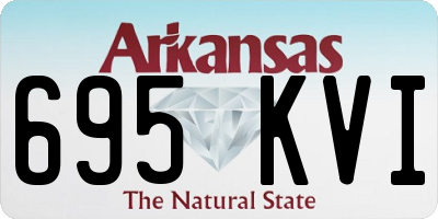 AR license plate 695KVI