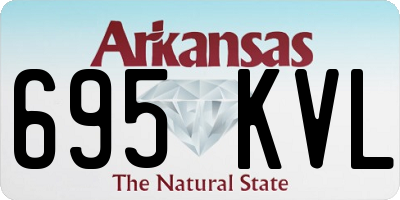 AR license plate 695KVL