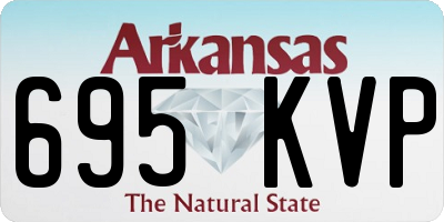 AR license plate 695KVP