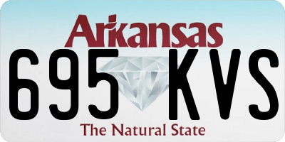 AR license plate 695KVS