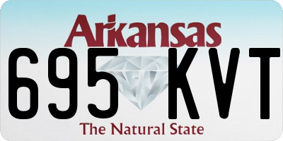 AR license plate 695KVT