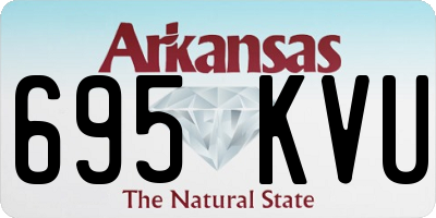 AR license plate 695KVU