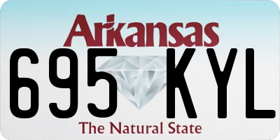 AR license plate 695KYL
